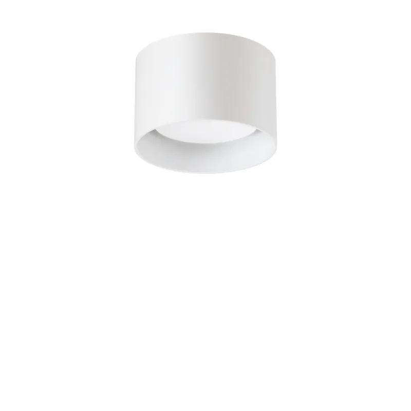 Plafoniera Ideal Lux Spike Pl1 Bianco GX53, Alb, 277417, Italia