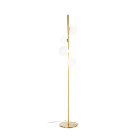 Lampadar Perlage Pt4 Ottone G9, Auriu, 277967, Ideal Lux Italia