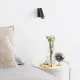 Aplica Ideal Lux Pipe Ap Nero LED, Negru, 281001, Italia