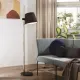 Lampadar Ideal Lux Axel Pt1 Nero E27, Negru, 282084, Italia
