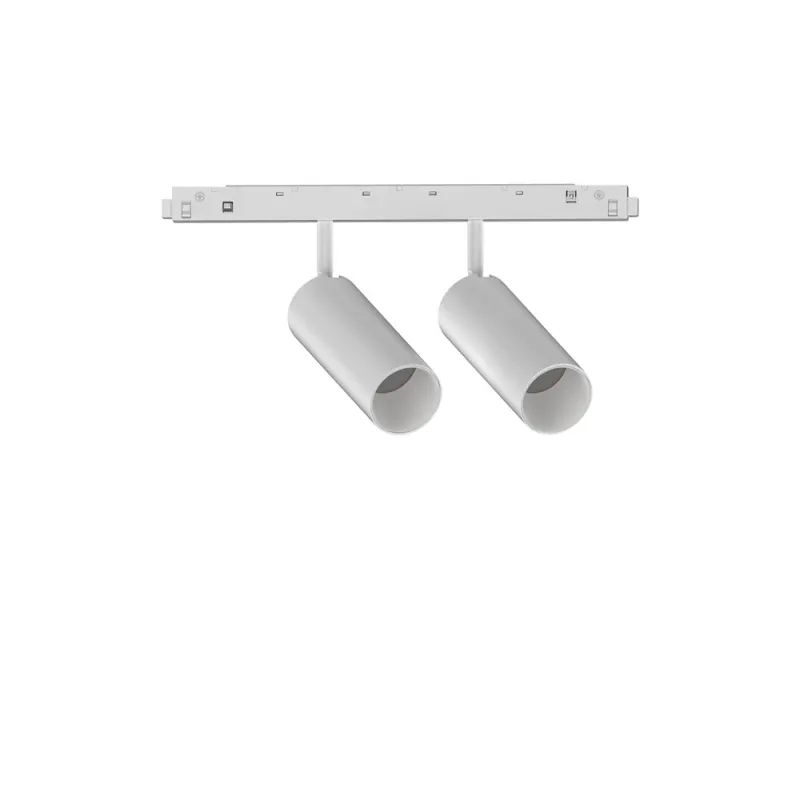 Downlight pe Sina Magnetica Dublu Ideal Lux Ego Track Double 24W 3000K On-Off Wh LED, Alb, 282961, Italia