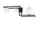 Lustra Plafon Angolo Pl3 Nero G9, Negru, 284286, Ideal Lux Italia