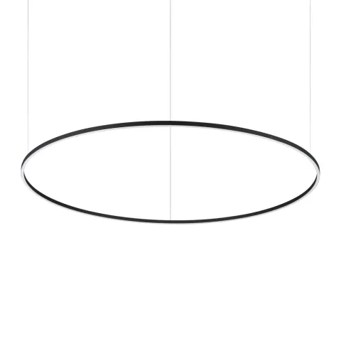 Suspensie Ideal Lux Oracle Slim Sp D150 Round Bk 3000K LED, Negru, 285061, Italia