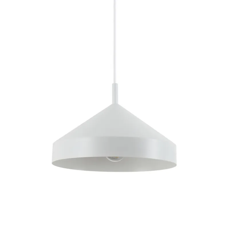 Pendul Ideal Lux Yurta Sp1 D30 Bianco E27, Alb, 285153, Italia