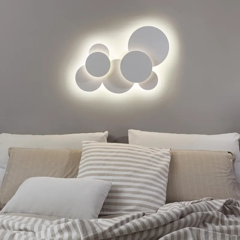 Plafoniera Ideal Lux Cloud Pl D70 LED, Alb, 285207, Italia
