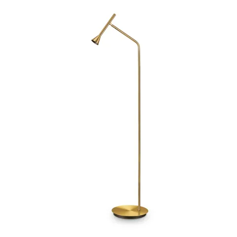 Lampadar Ideal Lux Diesis Pt Ottone Satinato LED, Auriu, 285344, Italia