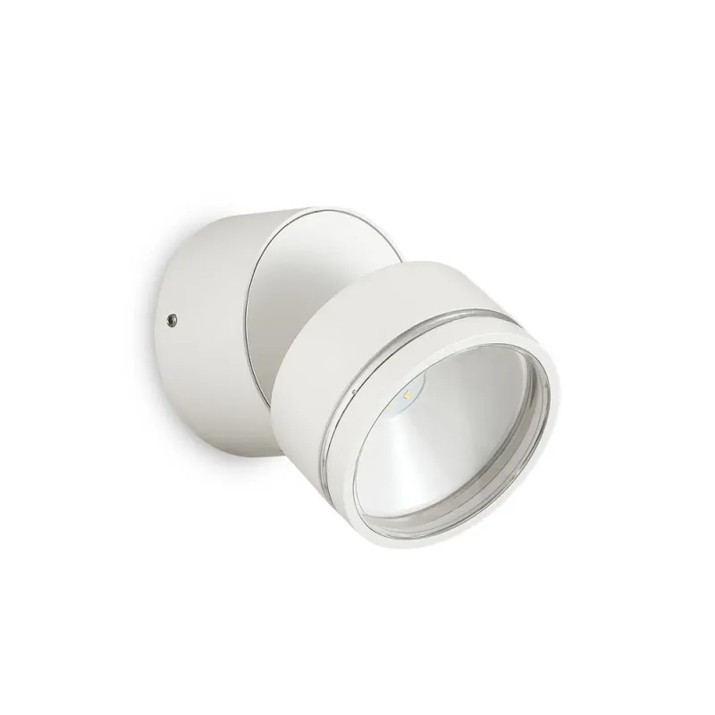Downlight Aplicat Circular Ideal Lux Omega Ap Round Bianco 3000K LED, Alb, 285474, Italia