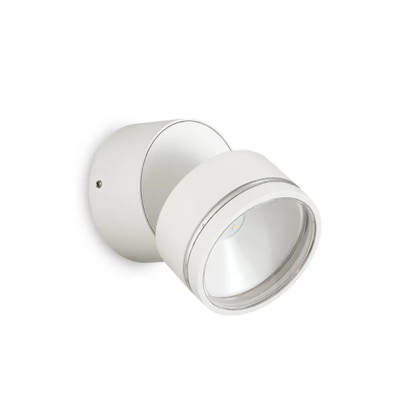 Downlight Aplicat Circular Ideal Lux Omega Ap Round Bianco 4000K LED, Alb, 285481, Italia