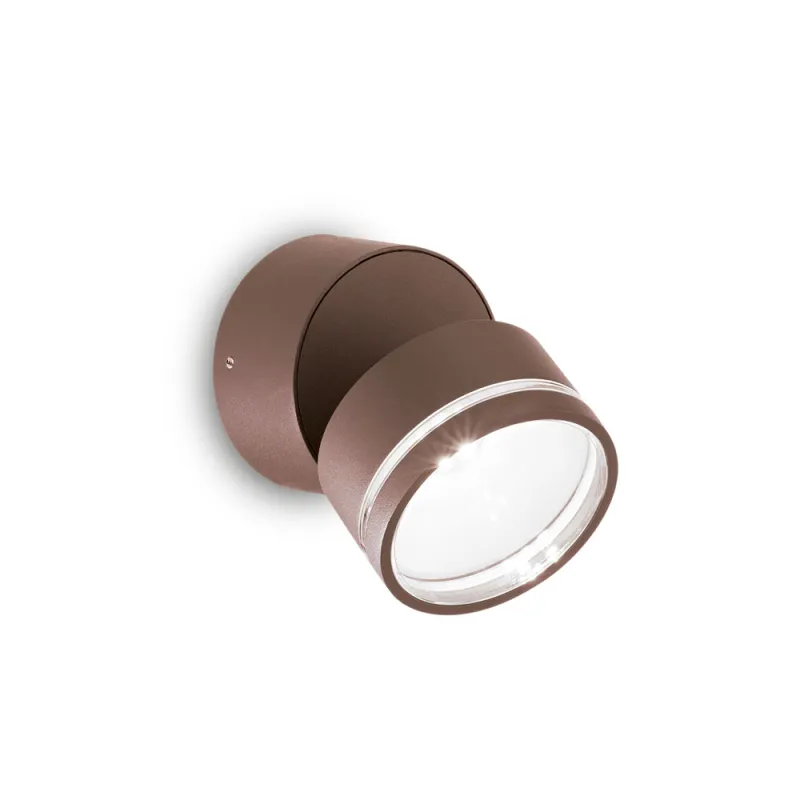 Downlight Aplicat Circular Ideal Lux Omega Ap Round Coffee 4000K LED, Cafea, 285498, Italia