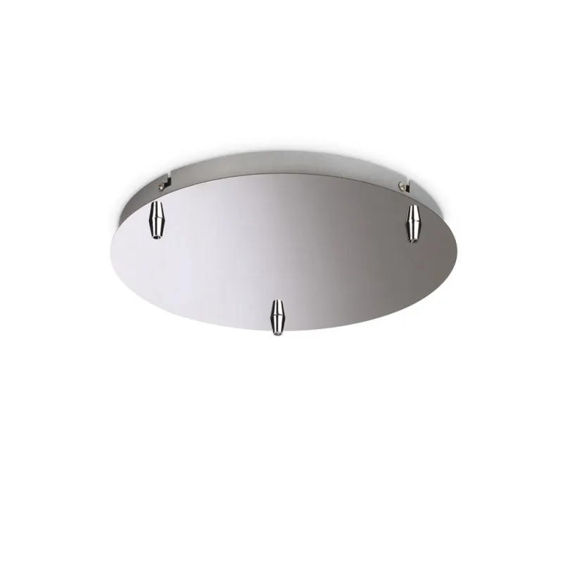 Baza pt Suspensie Rosone Standard 3 Luci Cromo Gri, 285597, Ideal Lux Italia