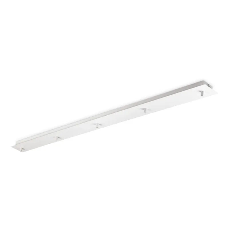 Baza pt Suspensie Rosone Lineare 5 Luci Bianco Alb, 285689, Ideal Lux Italia