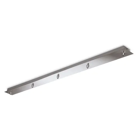 Baza pt Suspensie Rosone Lineare 5 Luci Cromo Gri, 285696, Ideal Lux Italia