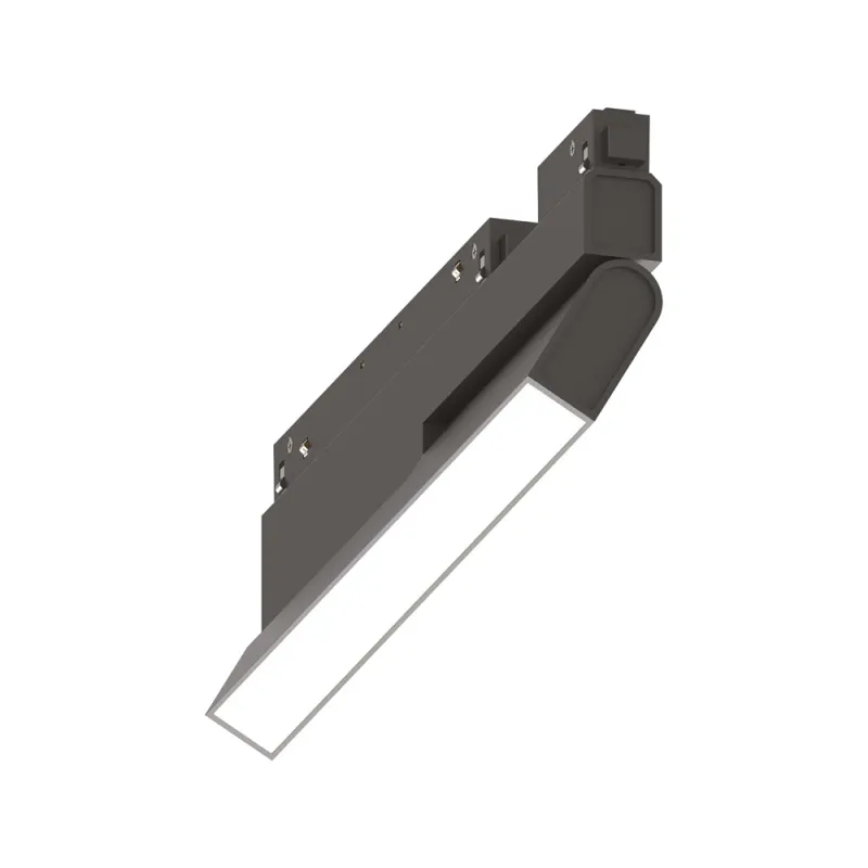 Downlight pe Sina Magnetica Ideal Lux Ego Flexible Wide 07W 3000K Dali Bk LED, Negru, 286112, Italia