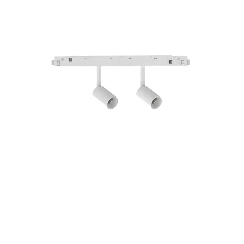 Downlight pe Sina Magnetica Dublu Ideal Lux Ego Track Double 05W 3000K Dali Wh LED, Alb, 286341, Italia