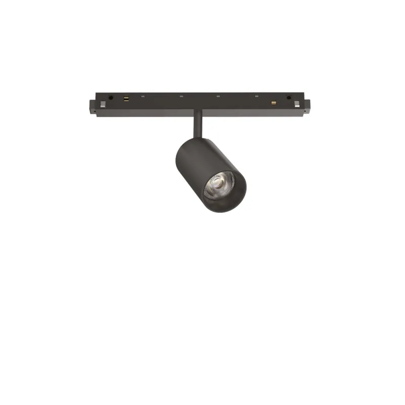 Downlight pe Sina Magnetica Ideal Lux Ego Track Single 08W 3000K Dali Bk LED, Negru, 286419, Italia