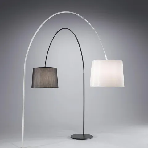 Lampadar Ideal Lux Dorsale Mpt1 Nero E27, Negru, 286679, Italia