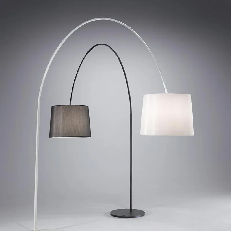 Lampadar Ideal Lux Dorsale Mpt1 Nero E27, Negru, 286679, Italia