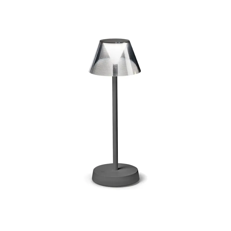 Veioza Lolita Tl Cool Grey LED, Gri, 286730, Ideal Lux Italia