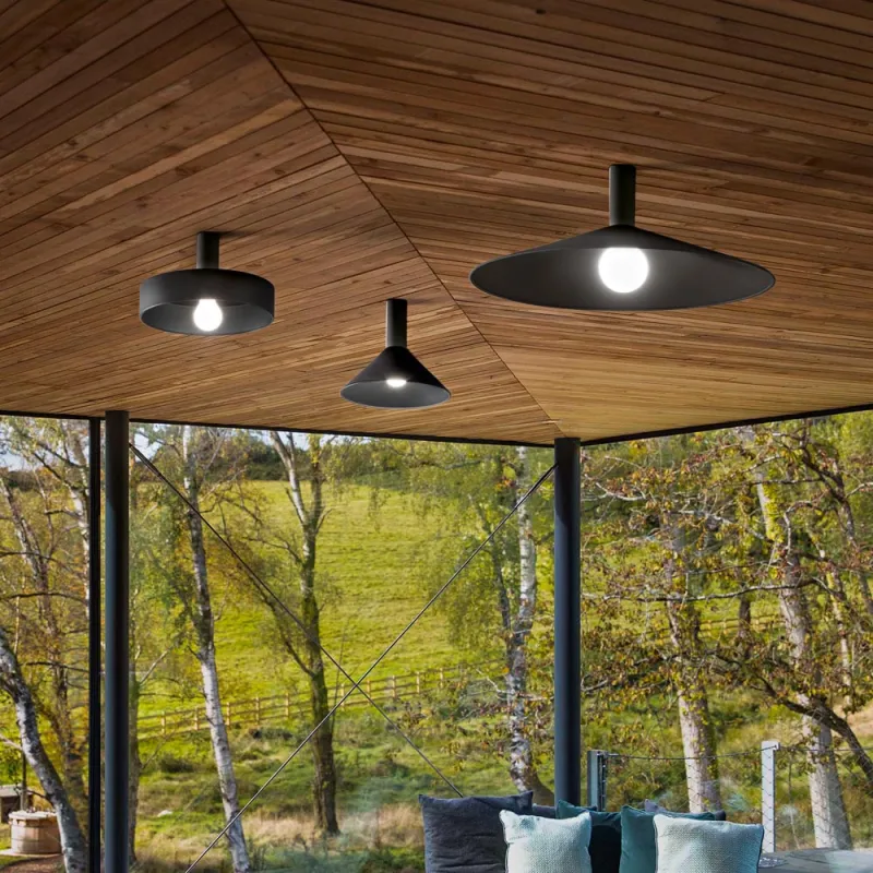Abajur pt Mix Mix Up Shade Calotta Big Nero Negru, 288475, Ideal Lux Italia