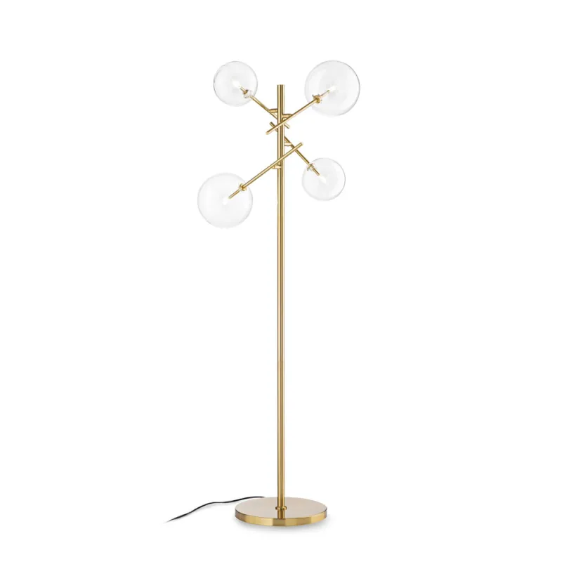 Lampadar Equinoxe Pt4 Ottone G4, Auriu, 290966, Ideal Lux Italia