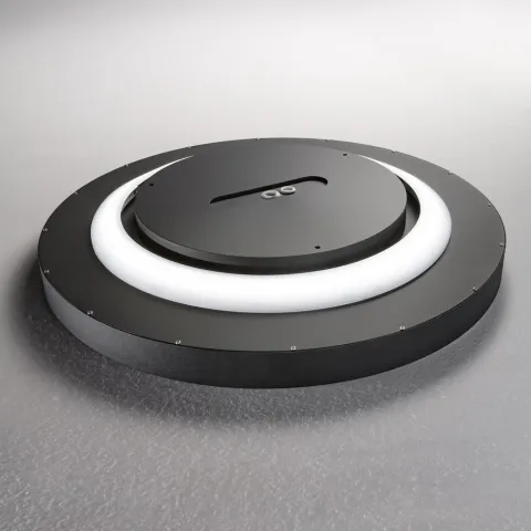 Plafoniera Baie Fly Pl D60 3000K Nero LED, Negru, 292205, Ideal Lux Italia