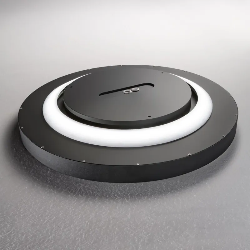 Plafoniera Baie Fly Pl D60 3000K Nero LED, Negru, 292205, Ideal Lux Italia