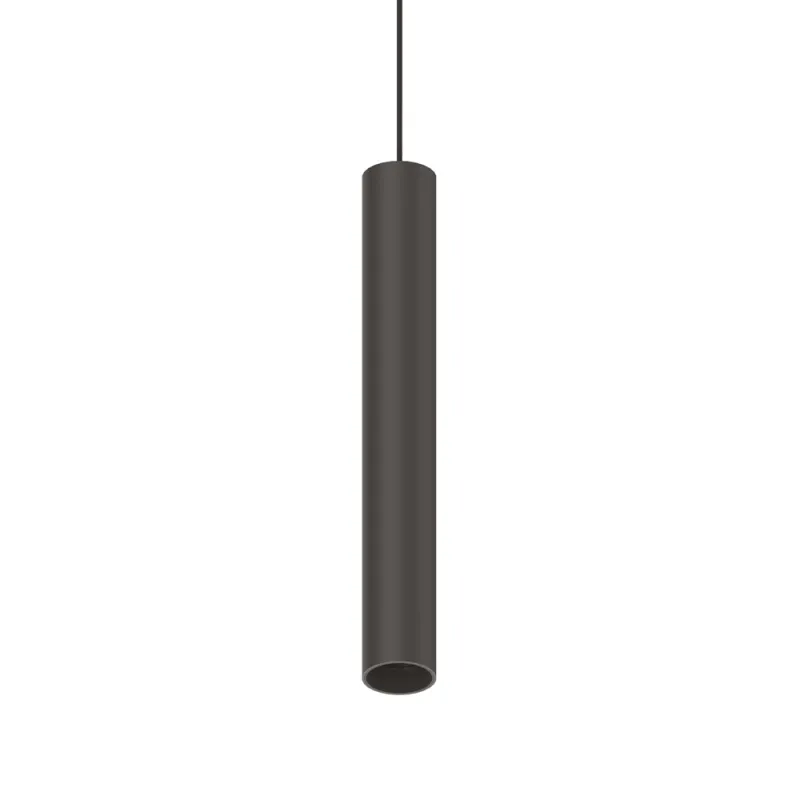 Pendul Sina Ego Pendant Tube 12W 3000K 1-10V Bk LED, Negru, 303574, Ideal Lux Italia