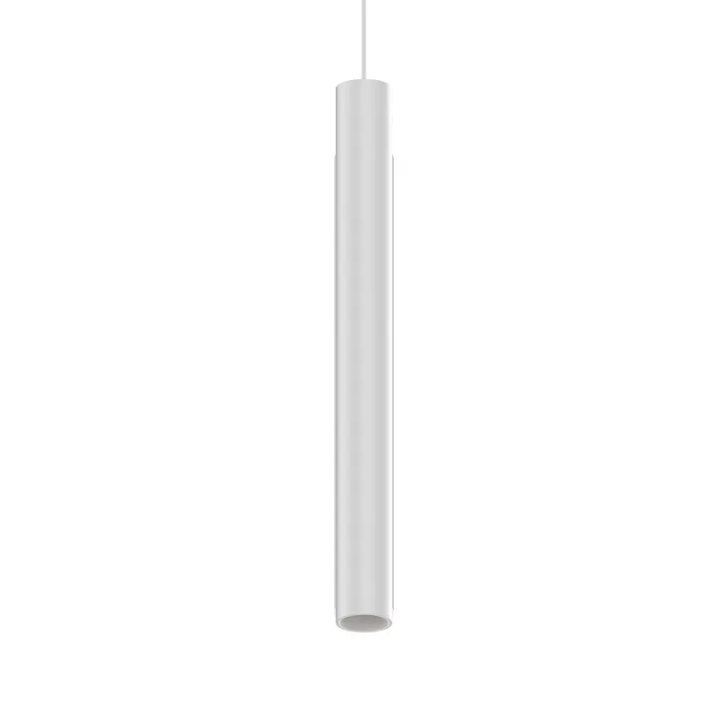 Pendul Sina Ego Pendant Tube 12W 3000K 1-10V Wh LED, Alb, 303598, Ideal Lux Italia