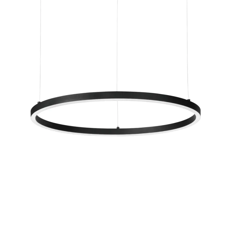Suspensie Oracle Slim Sp D090 Round 3000K Dali Bk LED, Negru, 304427, Ideal Lux Italia