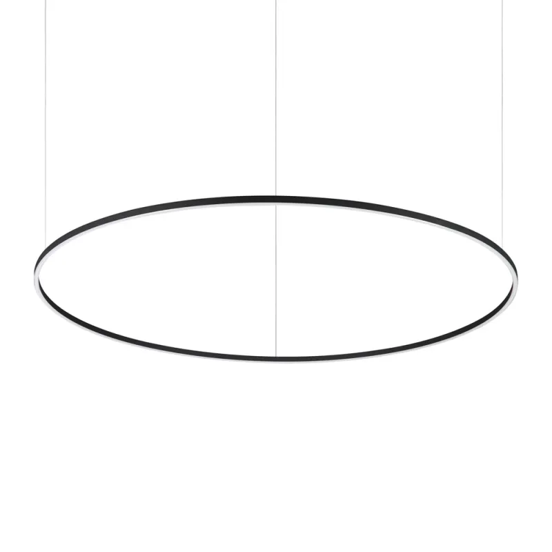 Suspensie Oracle Slim Sp D150 Round 4000K On-Off Bk LED, Negru, 304472, Ideal Lux Italia