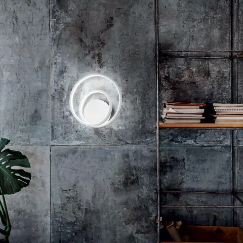 Aplica Oz Ap Dali Bianco LED, Alb, 304489, Ideal Lux Italia