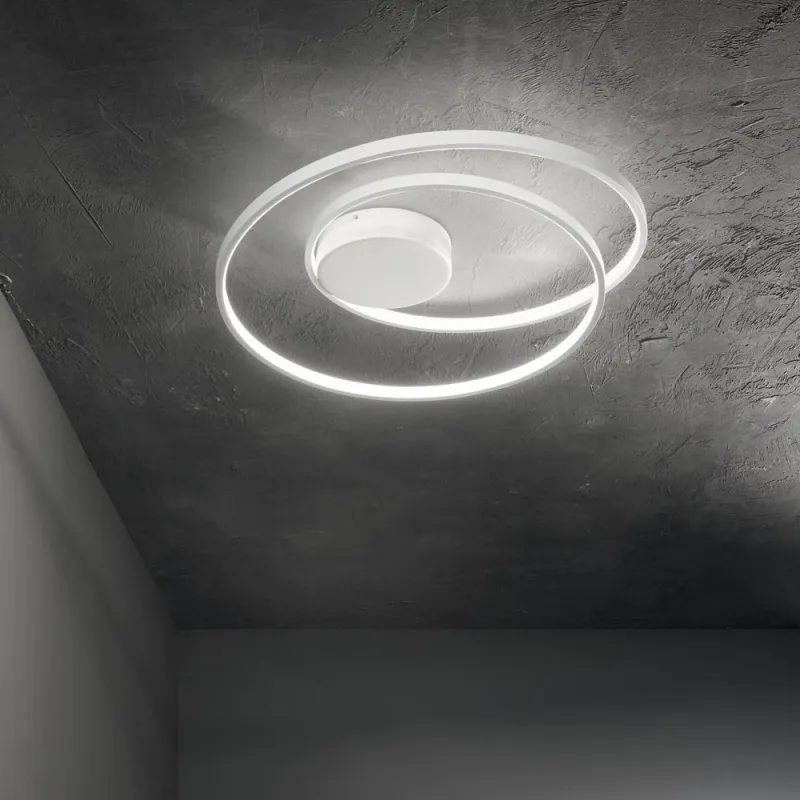 Plafoniera Oz Pl Dali Bianco LED, Alb, 304519, Ideal Lux Italia