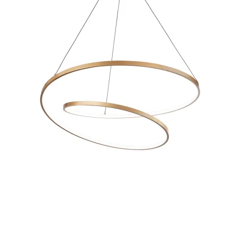 Suspensie Oz Sp D60 Dali Ottone LED, Auriu, 304564, Ideal Lux Italia