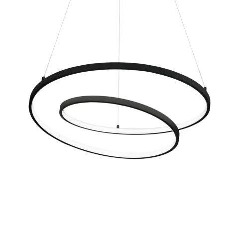 Suspensie Oz Sp D80 Dali Nero LED, Negru, 304588, Ideal Lux Italia