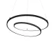 Suspensie Oz Sp D80 Dali Nero LED, Negru, 304588, Ideal Lux Italia