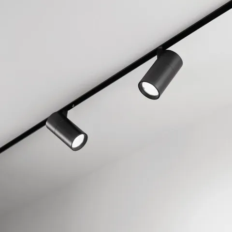 Downlight pe Sina Magnetica Ego Track Single 19W 3000K On-Off Bk LED, Negru, 305608, Ideal Lux Italia