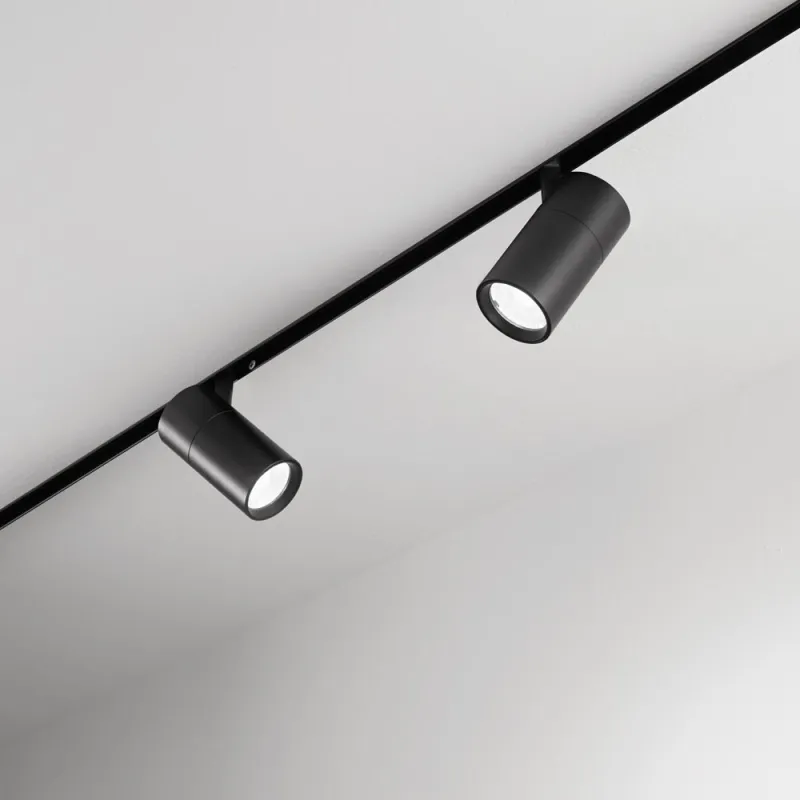 Downlight pe Sina Magnetica Ego Track Single 19W 3000K On-Off Bk LED, Negru, 305608, Ideal Lux Italia