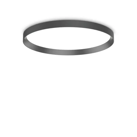 Plafoniera Baie Fly Pl D60 4000K Nero LED, Negru, 306612, Ideal Lux Italia