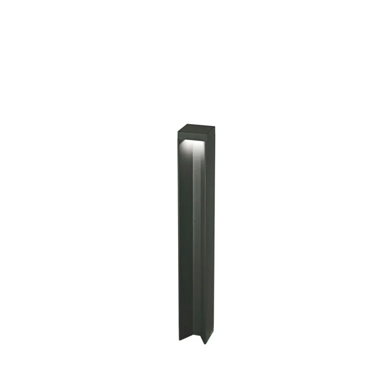 Stalp Kurt Pt Nero 3000K LED, Negru, 306872, Ideal Lux Italia