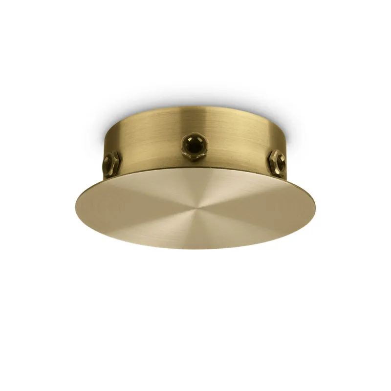 Baza pt Suspensie Rosone Magnetico 6 Luci Ottone Brunito Auriu, 307084, Ideal Lux Italia