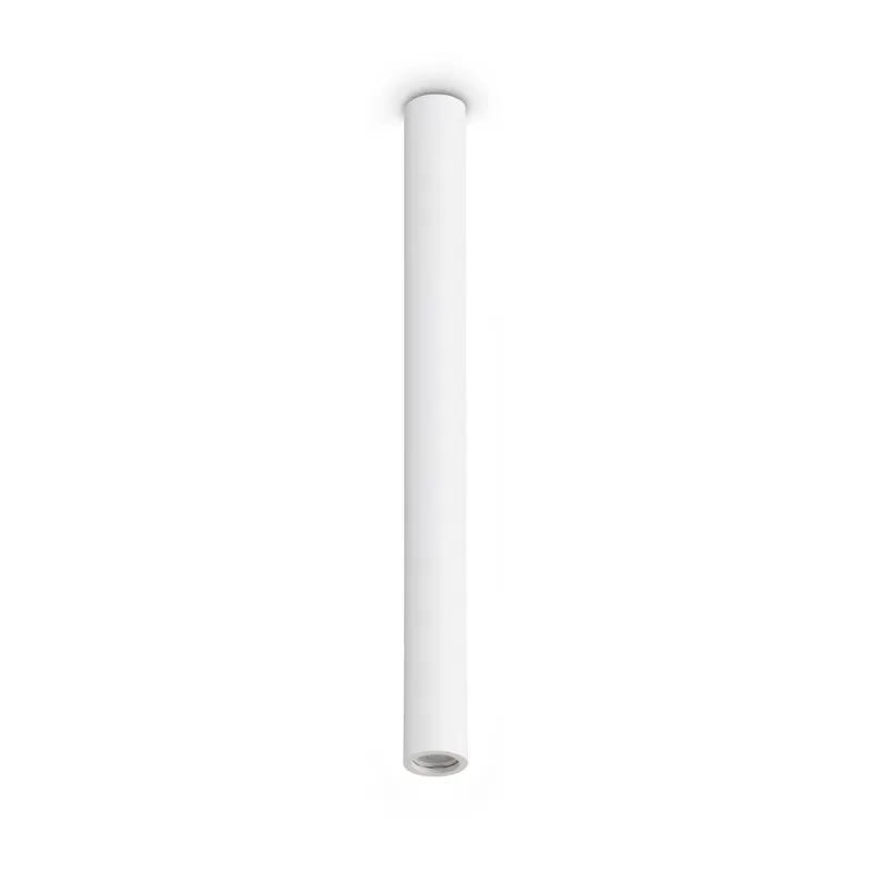 Downlight Aplicat 355757 Look Pl1 Round D70 H750 Gesso Ideal Lux, Modern, Gu10