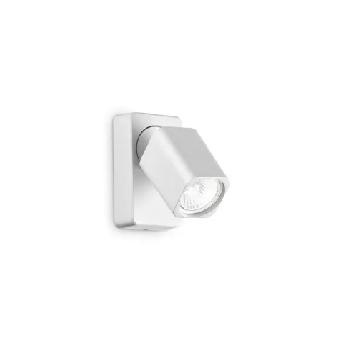 Plafoniera Rudy Ap1 Square GU10, Alb, 294766, Ideal Lux Italia