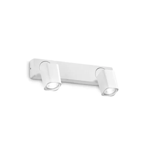 Aplica Rudy Ap2 Square GU10, Alb, 294803, Ideal Lux Italia