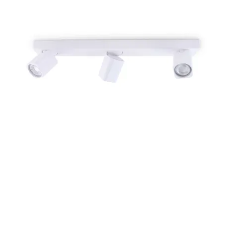Plafoniera Rudy Pl3 Square GU10, Alb, 294810, Ideal Lux Italia
