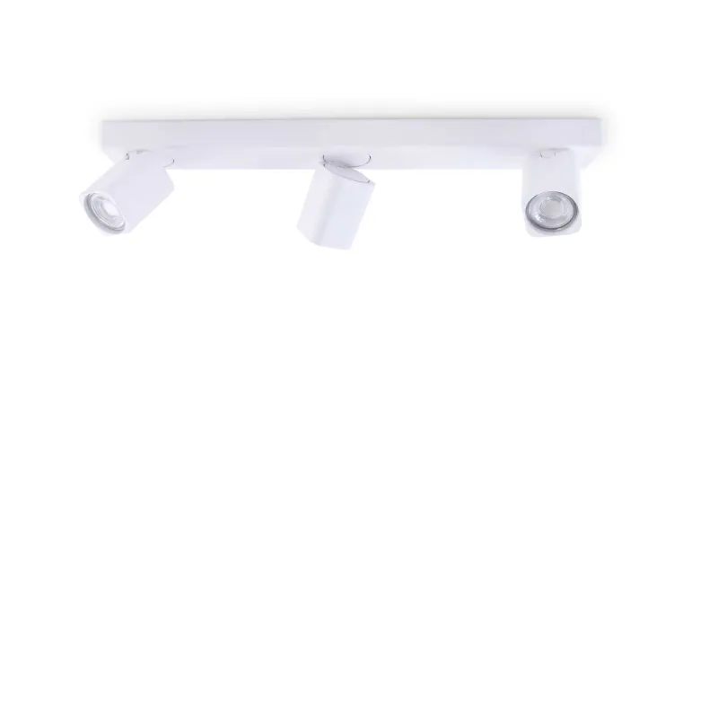 Plafoniera Rudy Pl3 Square GU10, Alb, 294810, Ideal Lux Italia