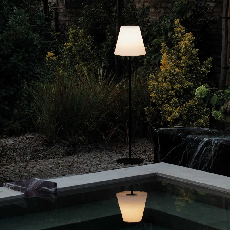 Lampadar Exterior Arcadia Pt1 E27, Gri, 298610, Ideal Lux Italia
