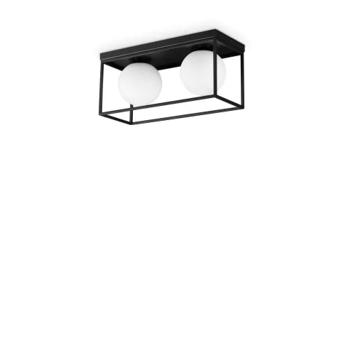 Plafoniera Lingotto Pl2 E14, Negru, 304137, Ideal Lux Italia