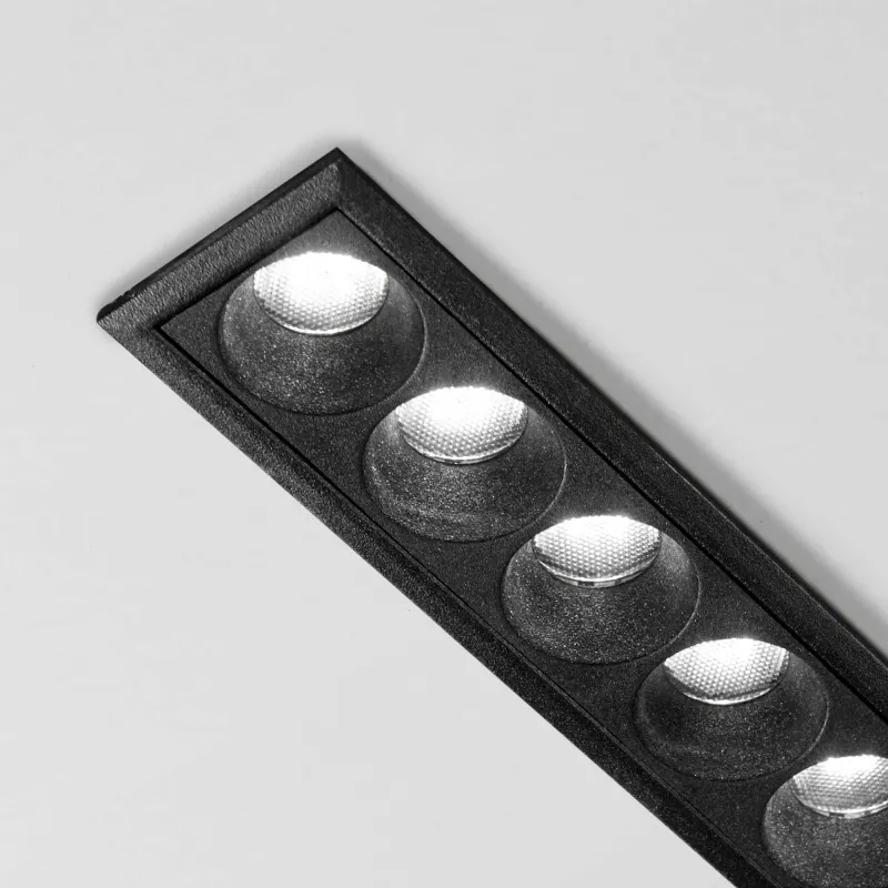 Downlight Lika Fi Slim 10w 3000k LED, Negru, 305813, Ideal Lux Italia
