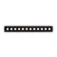 Downlight Lika Fi Slim 20w 3000k LED, Negru, 305837, Ideal Lux Italia