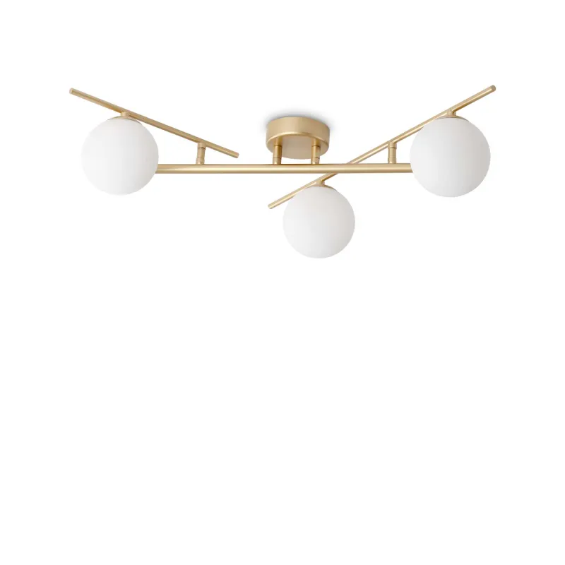 Lustra Plafon Atlas Pl3 G9, Auriu, 311340, Ideal Lux Italia
